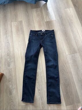 PAIGE Dark Indigo  Skyline Straight Leg Jeans Length 30"